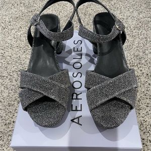 Aerosoles “Cosmos” Silver Metallic in 9.5 NWT